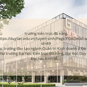 trường kiến trúc đà nẵng