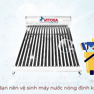 VỆ SINH MÁY NƯỚC NÓNG NĂNG LƯỢNG MẶT TRỜI - YouTube