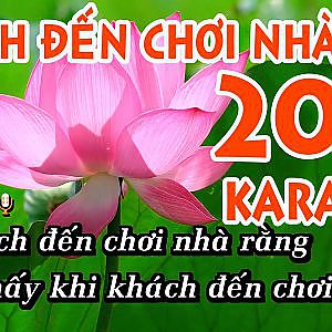 [Karaoke] Khách Đến Chơi Nhà - Quan Họ Bắc Ninh (Full Beat) - YouTube