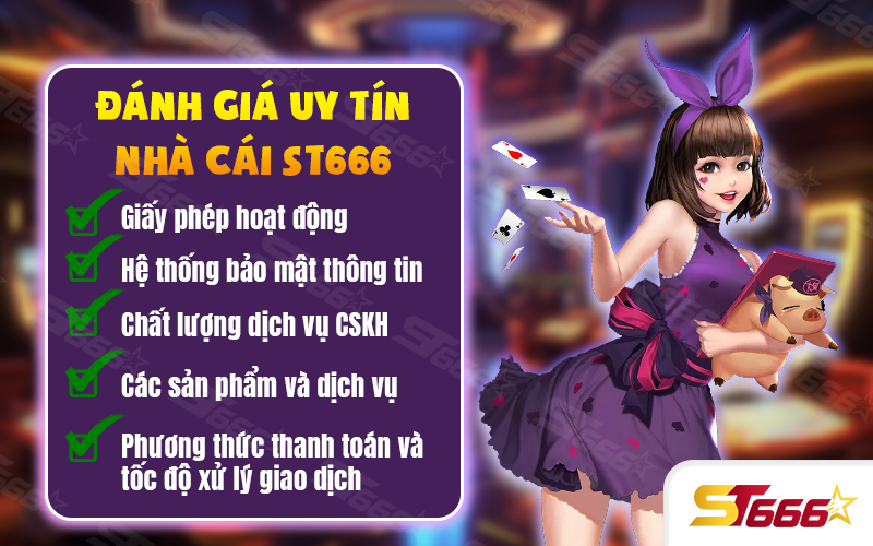 ĐÁNH GIÁ UY TÍN NHÀ CÁI ST666